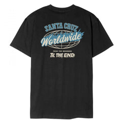 Santa Cruz T-Shirt TTE Worldwide - Black - Skatewarehouse.co.uk