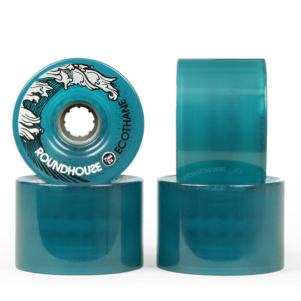 Carver Skateboards Roundhouse Wheels - 75mm Eco Mag - Aqua (81A)