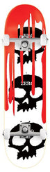 Zero Skateboard Skull Blood White Black Red x Venom Custom Complete Skateboard - 8.125" - Skatewarehouse.co.uk