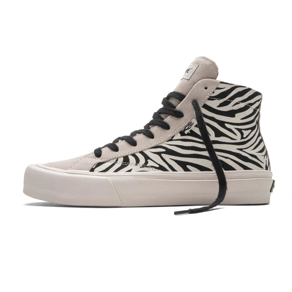 Straye Footwear Hiland - Zebra Bone / Black / Cream - Skatewarehouse.co.uk