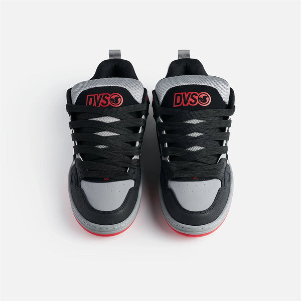DVS Comanche Skate Shoes Black White Charcoal