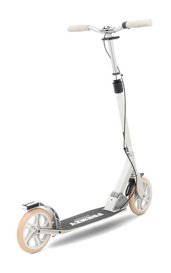 Frenzy 205mm Dual Brake V4 Recreational Scooter - Cream - Skatewarehouse.co.uk
