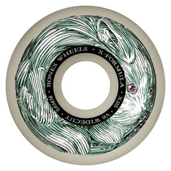 BONES Skateboard Wheels X-Formula 'Money Bunny' 56mm x 36mm V6 Widecut 95A - 56mm