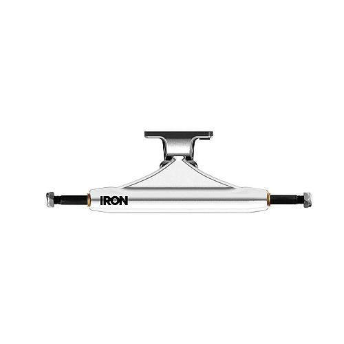 Iron 139mm High White Skateboard Trucks (Pair)