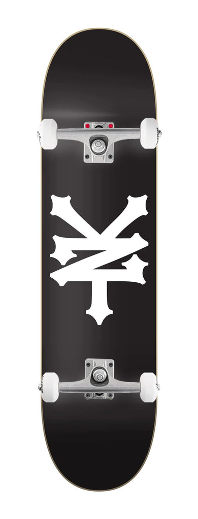 Zoo York OG 95 Crackerjack Deck Black/White x Venom Skateboards Core Custom Complete Skateboard - 8.0