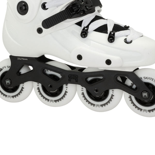 FR J CLUB V2 Adjustable In-Line Skates - White