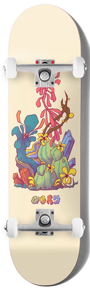 Girl Cacti Crystals Cory Kennedy x Venom Custom Complete Skateboard - 8.5" - Skatewarehouse.co.uk