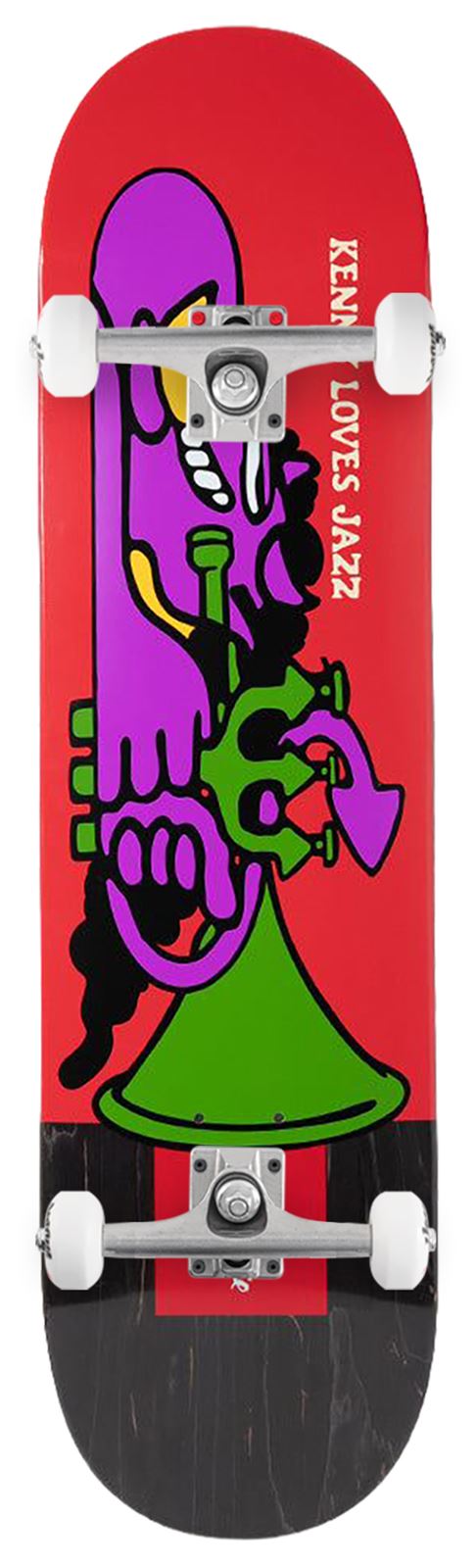 Chocolate Skateboard Jazz Lovers Kenny Anderson Twin x Venom Custom Complete Skateboard - 8.25