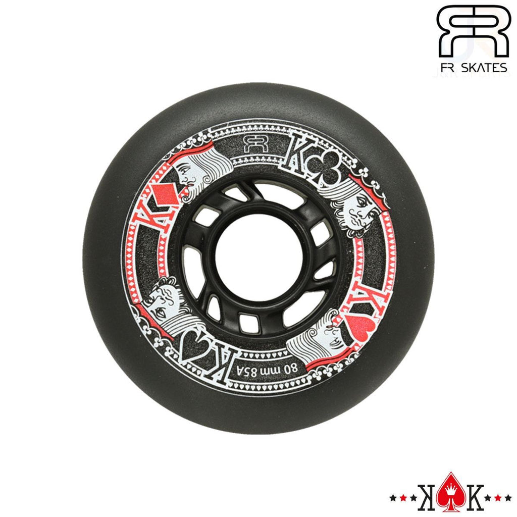 Fr Street Kings Wheel (Set of 4 Wheels) - Black - 110Mm/88A - Skatewarehouse.co.uk