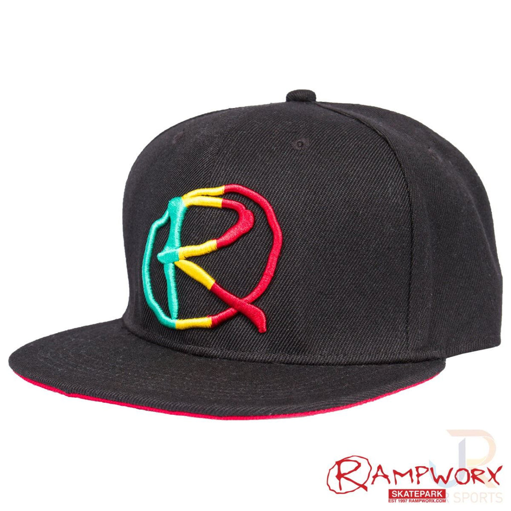 Rampworx Snapbacks LE 97.8 - Black / Rasta / Black