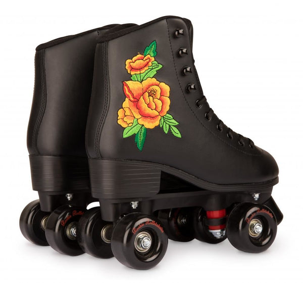 Rookie Quad Skate Rollerskates Rosa - Black