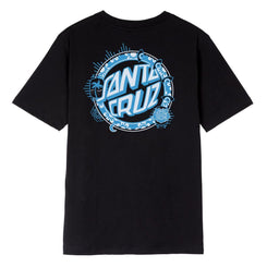 Santa Cruz Womens T-Shirt Wonder Dot T-Shirt - Black - Skatewarehouse.co.uk