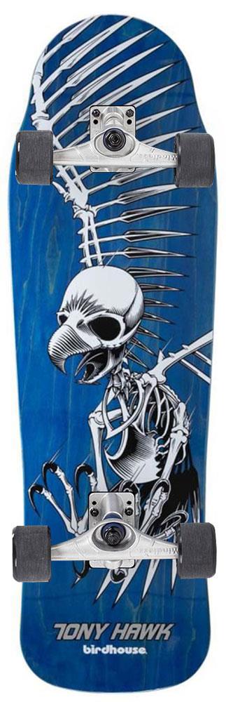 Birdhouse Old School Full Skull 2 x Mindless Custom Surf Skate Skateboard - 9.75