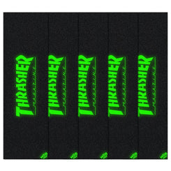 MOB Thrasher Glow Logo Skateboard Grip Tape - 10