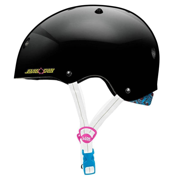 Pro-Tec Helmet Low Pro Santa Cruz Edition - Black Gloss - Skatewarehouse.co.uk