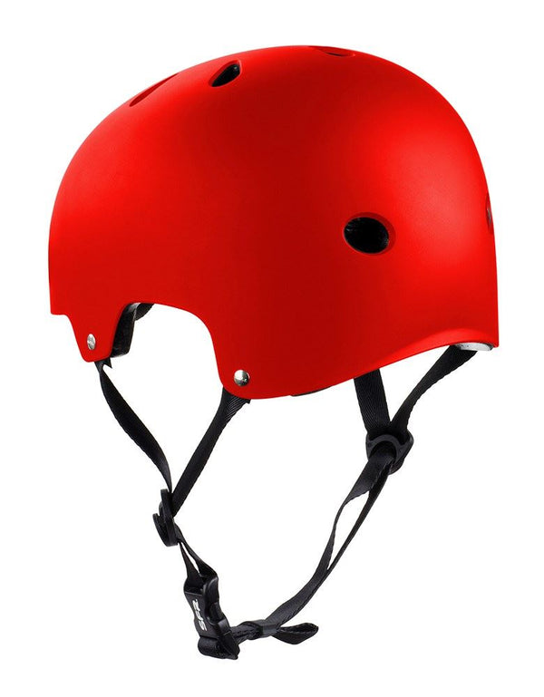 SFR Essentials Skateboard Bike Helmet - Matt Red - Skatewarehouse.co.uk
