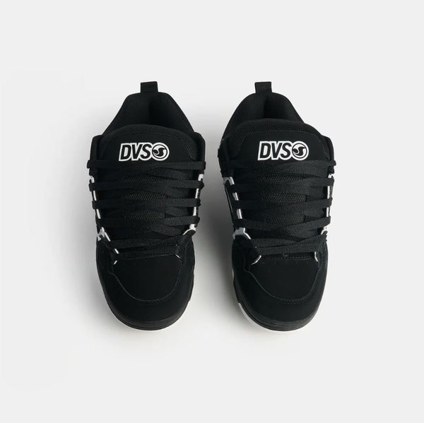 DVS Comanche Skate Shoes Black White - Skatewarehouse.co.uk