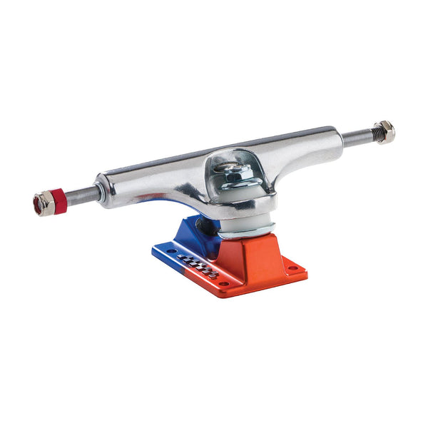 Ace AF1 Anodized Blue Orange / Polished 44 Skateboard Trucks - 44 (5.5