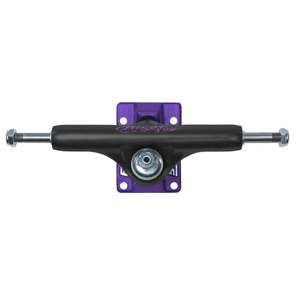 Slappy ST1 Hollow Bam Black / Purple Skateboard Trucks - 9 (6.25