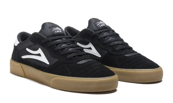 Lakai Cambridge Skate Shoes - Black / Gum - Skatewarehouse.co.uk