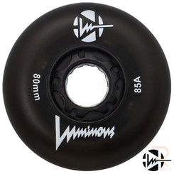 Luminous Led Inline Wheel (Set of 4 Wheels) - Black - 80Mm/85A - Skatewarehouse.co.uk