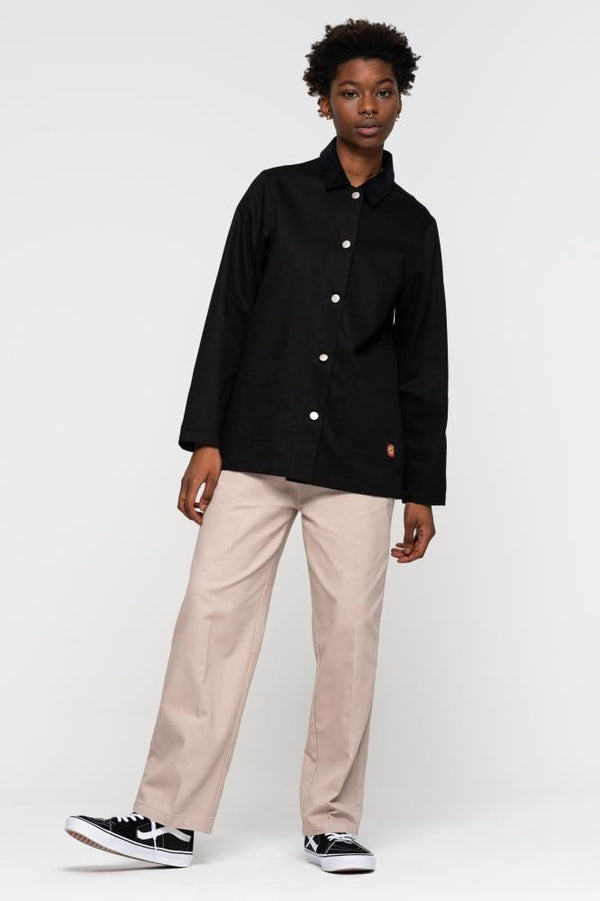 Santa Cruz Womens Jacket Williams Chore Jacket - Black - Skatewarehouse.co.uk