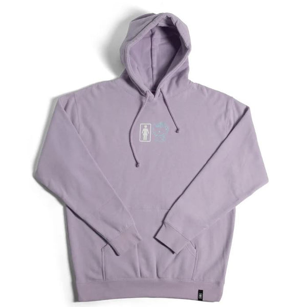 Girl x Hello Kitty 50th Partners Hoodie Lavender - Skatewarehouse.co.uk