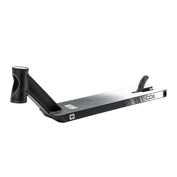 CORE CD1 Stunt Scooter Deck 4.5 x 19 - Black / Chrome - Black/Chrome