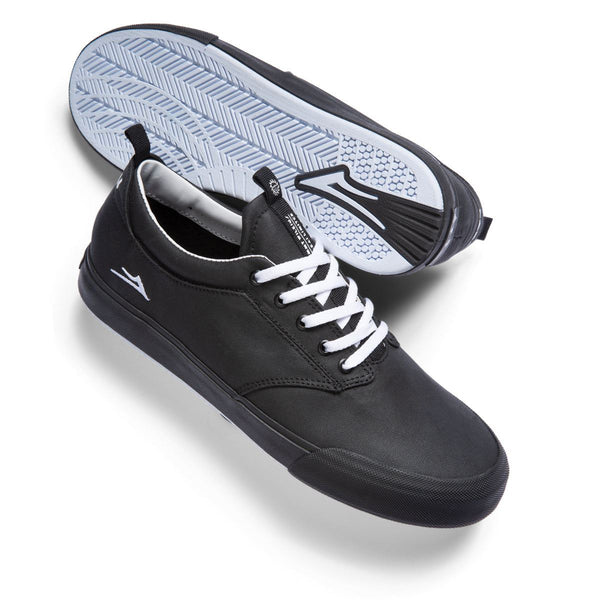 Lakai Wilkins VLK Canvas Skate Shoes - Black - Skatewarehouse.co.uk