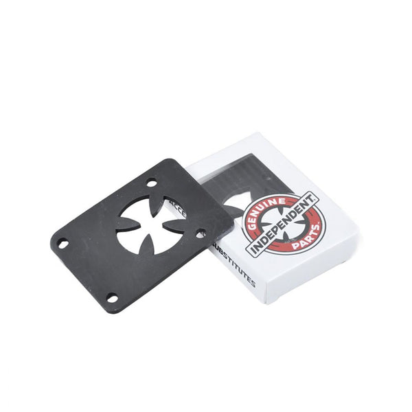Indy Riser Pads Shock Pads (Pack of 2) Black Skateboard Risers - 1/8 - Skatewarehouse.co.uk
