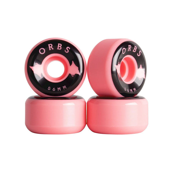 Orbs Specters Solid - Conical - 99A - (Coral) Skateboard Wheels - 56mm