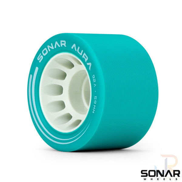 Sonar (4) Aura - Blue / 92a Skateboard Wheels - 59mm