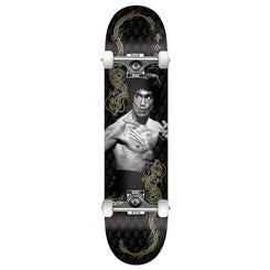 DGK x Bruce Lee Balance (Embossed) Black Complete Skateboard - 7.75"
