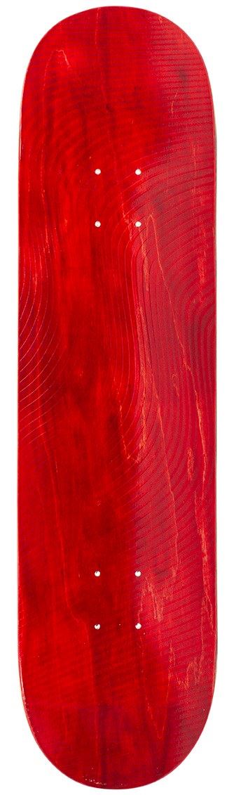 Enuff Classic Resin Skateboard Deck - Red - 8.0