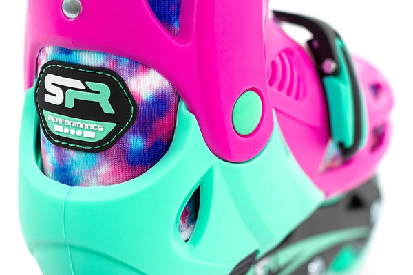SFR Cyclone II Adjustable Inline Skates - Tie-Dye - Skatewarehouse.co.uk
