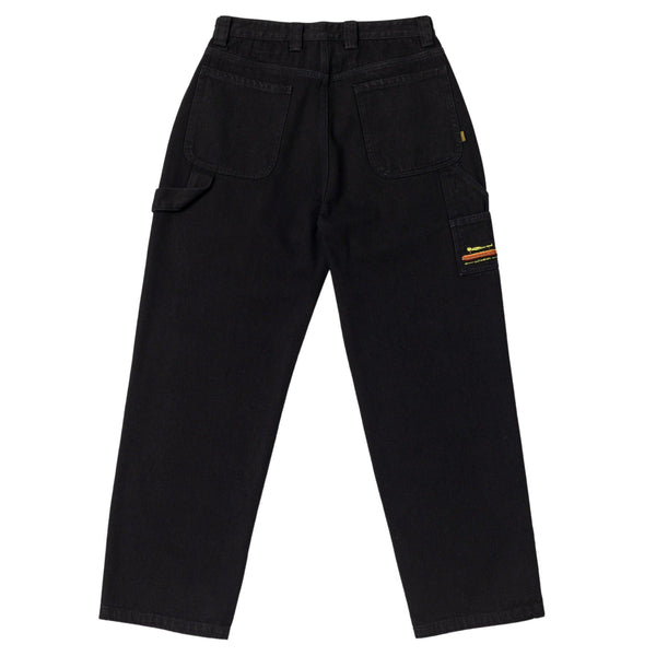 Krooked Koffin Carpenter Pant (Black Denim) - UK 30
