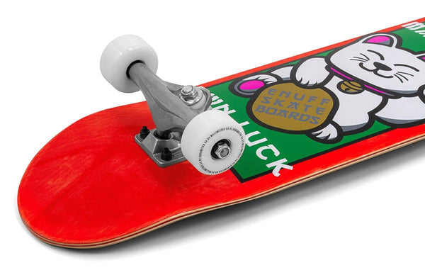 Enuff Lucky Cat Red Complete Skateboard - 7.25
