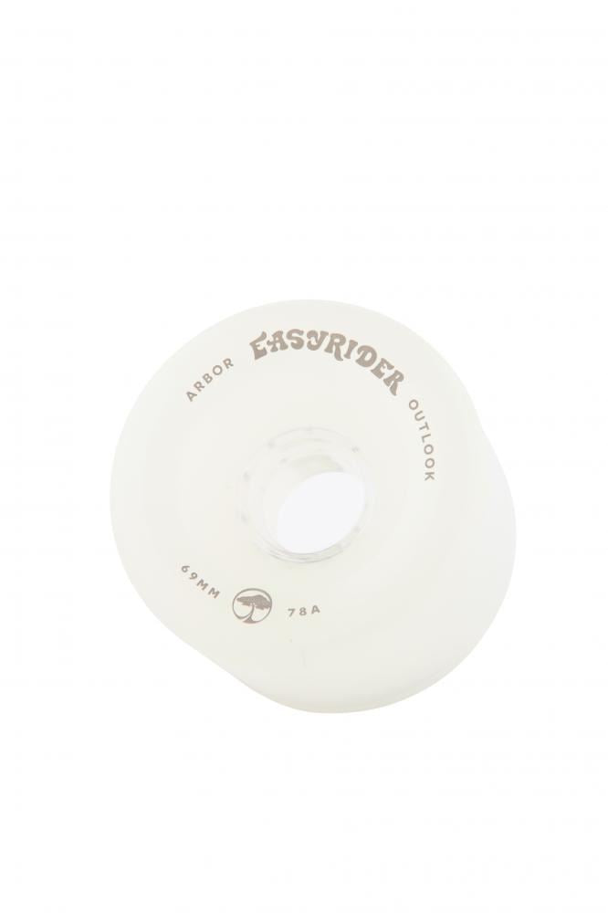 Arbor Easyrider Skateboard Wheels Outlook 78a - Ghost White - Skatewarehouse.co.uk
