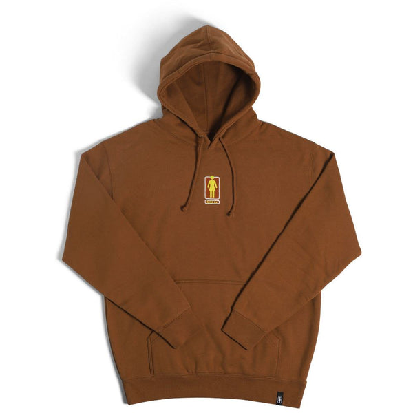 Girl 93 Til Lovers OG Hoodie Brown - Skatewarehouse.co.uk