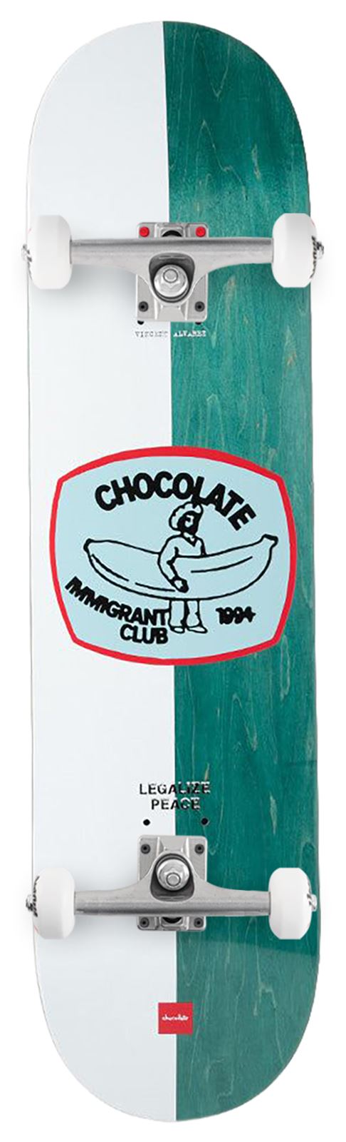 Chocolate Skateboard Immigrant Club Vincent Alvarez x Venom Custom Complete Skateboard - 8.125