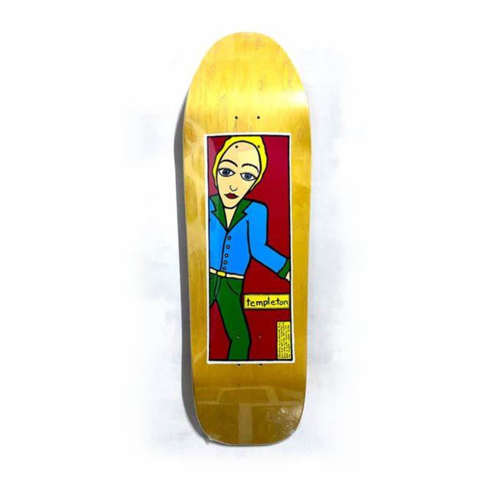 Heritage Nd Templeton Man V-Ply Ht Yellow Skateboard Deck - 9.625"