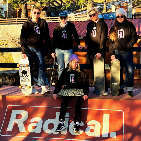 Radical. GIRLS SHRED Hoodie, unisex - Black - Skatewarehouse.co.uk