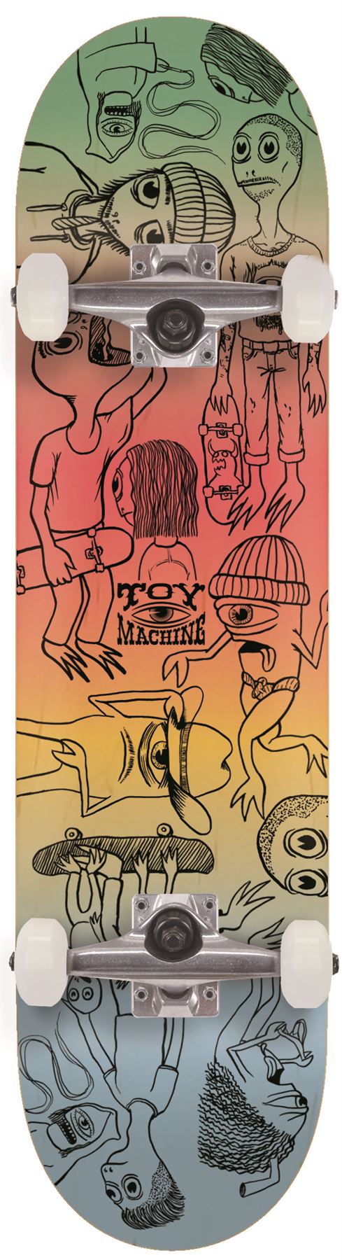 Toy Machine Characters II Complete Skateboard - 8.0