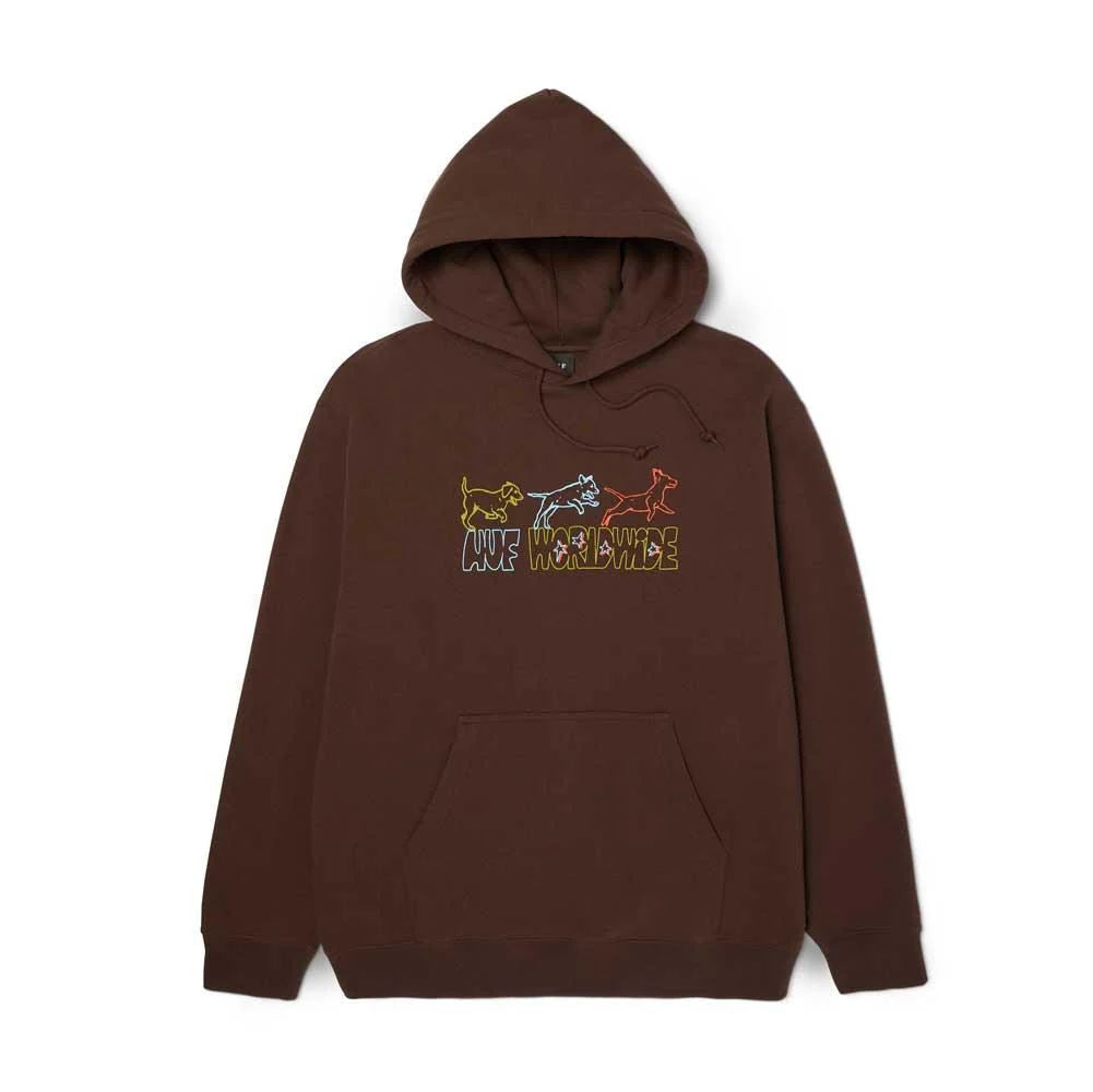 HUF Fetch P / O Hoodie (Chocolate)