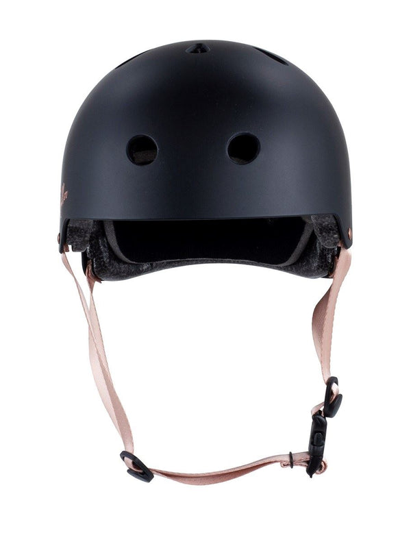 Rio Roller Rose Skate Helmet - Black - Skatewarehouse.co.uk