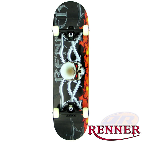 Renner A Inc Abec 5 & Black Trucks - A19 Devils Eye Complete Skateboard - 7.75