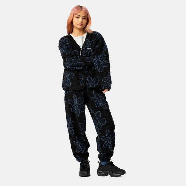 Santa Cruz Womens Pant Homebody Sweatpant - Black Daisy - Skatewarehouse.co.uk