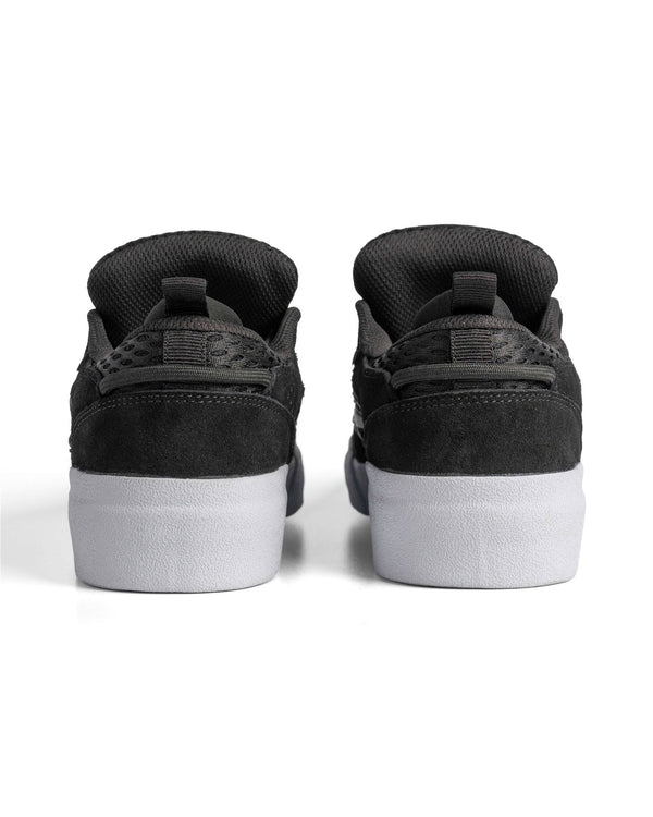 Lakai Aran Skate Shoes Black White Suede