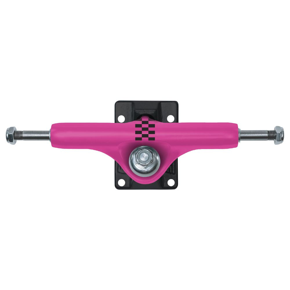 Slappy ST1 Classic Arisa Trew Checker Pink / Black Skateboard Trucks - 5.5" (Pair)