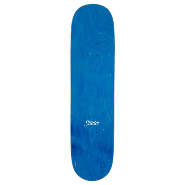 Studio Skateboards Organic Plus Silver/Blue Fade Skateboard Deck - 8.375